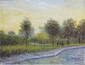 Weg in den Park Voyer d Argenson in Asnières Vincent van Gogh Landschaft Strom